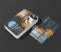 13 Rounded Business Card Maockup